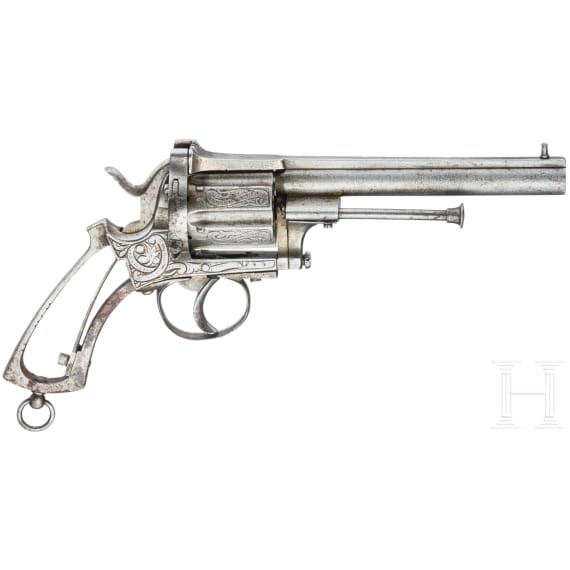 Lefaucheuxrevolver in Luxusausf&uuml;hrung, Belgien, um 1865