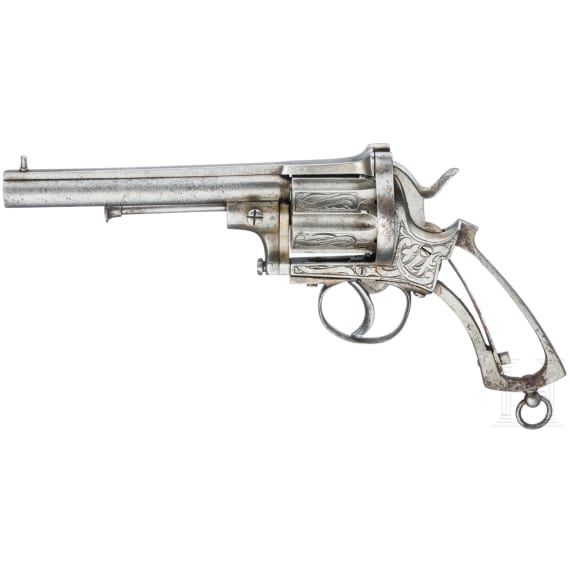 Lefaucheuxrevolver in Luxusausf&uuml;hrung, Belgien, um 1865
