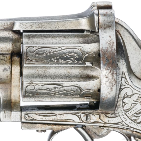 Lefaucheuxrevolver in Luxusausf&uuml;hrung, Belgien, um 1865