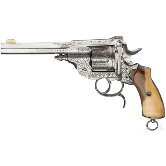 Revolver Warnant, Belgien, um 1880