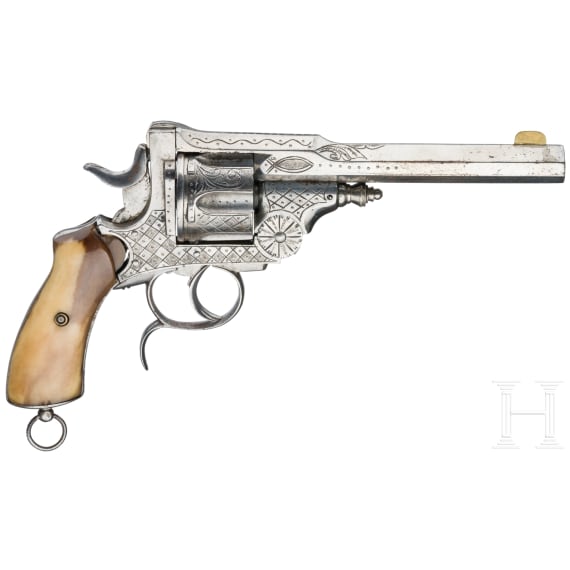 Revolver Warnant, Belgien, um 1880