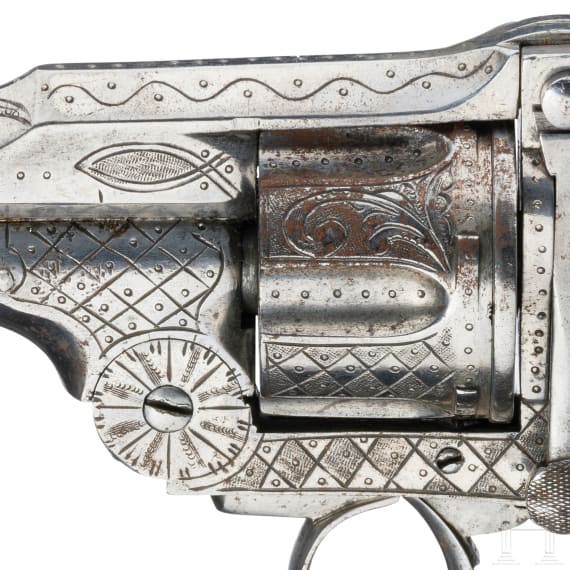 Revolver Warnant, Belgien, um 1880