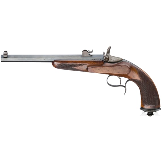 Scheibenpistole, System Flobert, Belgien, um 1880