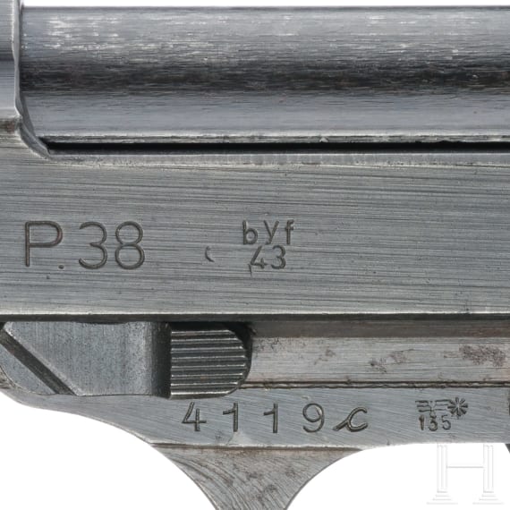 Mauser P 38, Code "byf 43"