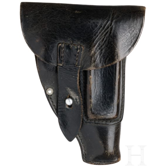 Schwarze Pistolentasche, datiert 1941