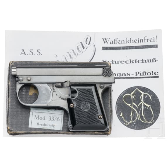 ASS Lacrimae Mod. 33/6, Schreckschuss- und Gaspistole der 30er-Jahre