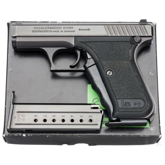 Heckler & Koch P 7, im Karton