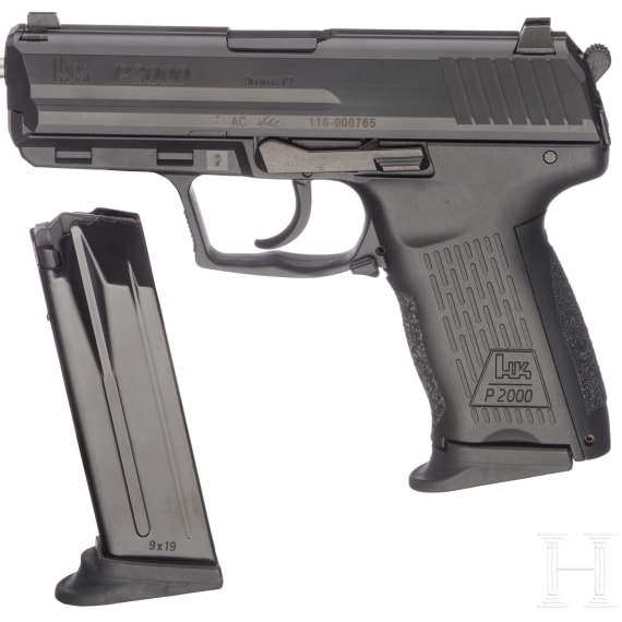 Heckler & Koch P 2000, im Koffer