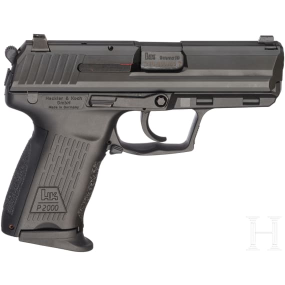 Heckler & Koch P 2000, im Koffer