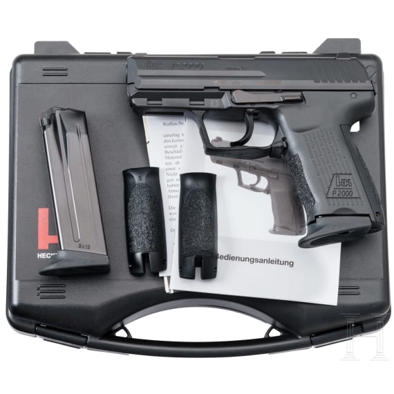Heckler & Koch P 2000, im Koffer