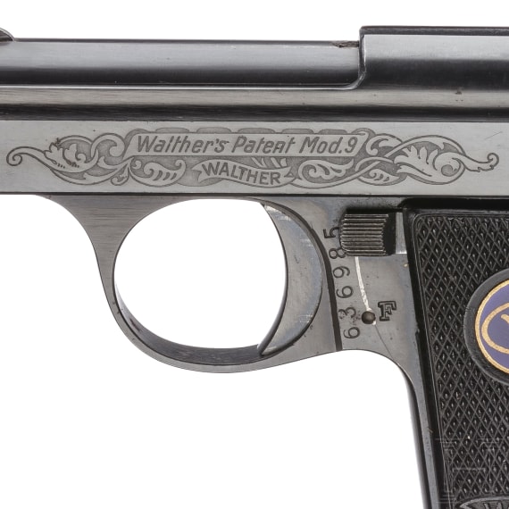 Walther Mod. 9b, graviert