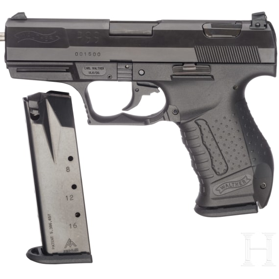 Walther P99, im Koffer