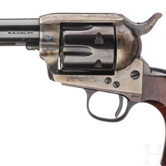 Colt SAA, US Army, Hege-Uberti, mit Westernholster