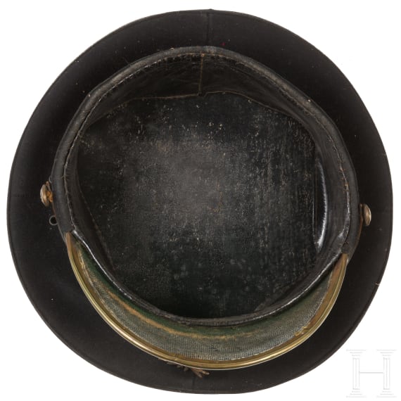 Two British peaked caps for members of a naval unit or a Scottish regiment (possibly Black Watch), 1st half of the 20th century