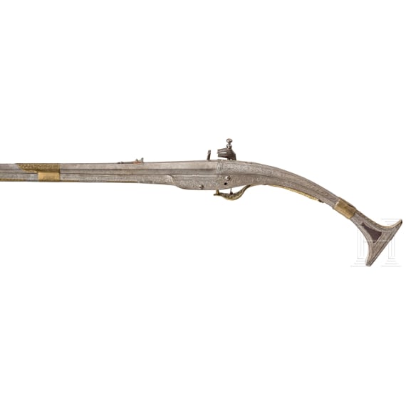 An Albanian all-metal miquelet rifle, circa 1800