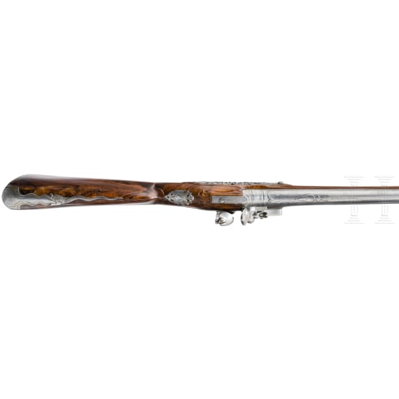 A flintlock shotgun by Foulon of Paris, circa 1720