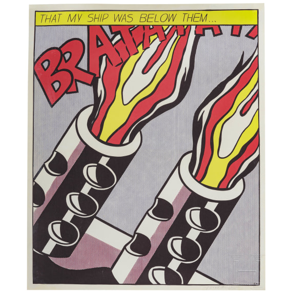 Roy Lichtenstein (1923 - 1997 New York) - drei Poster "As I opened fire", 1966