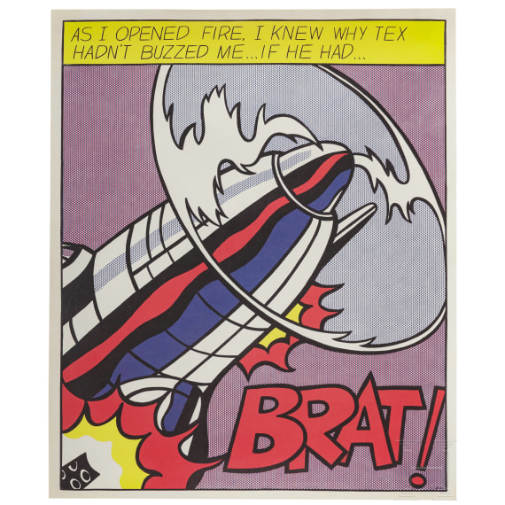 Roy Lichtenstein (1923 - 1997 New York) - drei Poster "As I opened fire", 1966