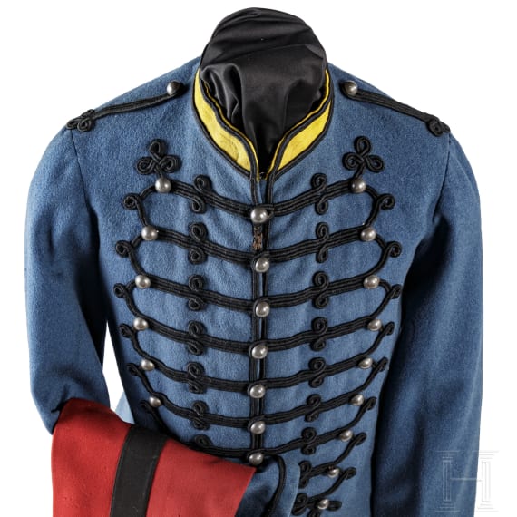 A uniform for members of the mounted troops, 1880s