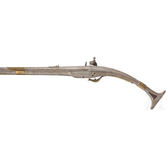 Miquelet-Ganzmetall-Gewehr, Albanien, um 1800