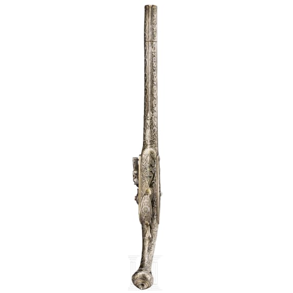Niellierte Steinschlosspistole, Albanien, 19. Jhdt.