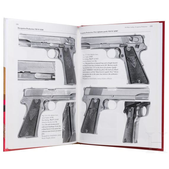 Three books on Colt, Radom and Kongsberg pistols