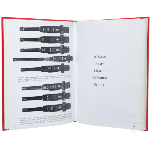 Four books on Luger pistols, eg. by Jan Still