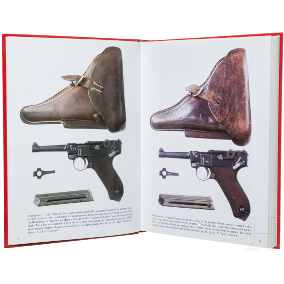 Four books on Luger pistols, eg. by Jan Still