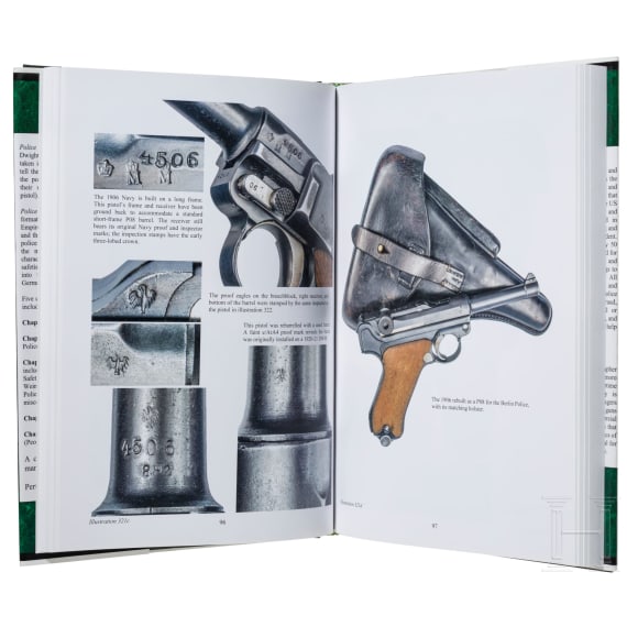 Three classic books on Luger pistols