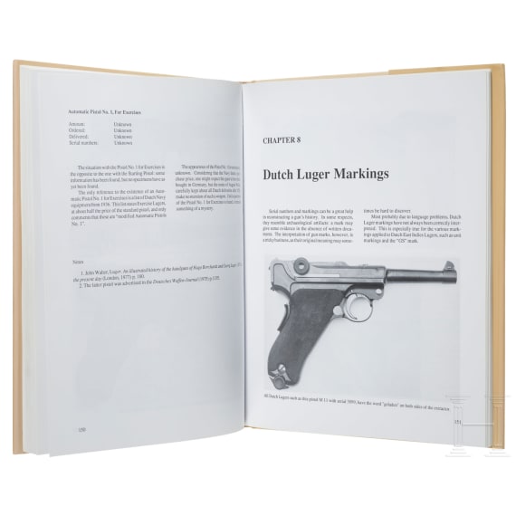 Four books on Luger Pistols