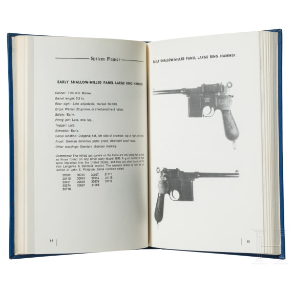 Three books on Mauser Pistols