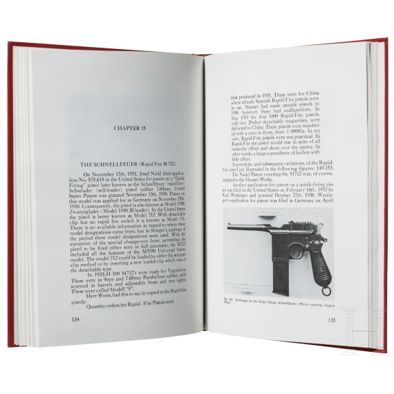 Three books on Mauser Pistols