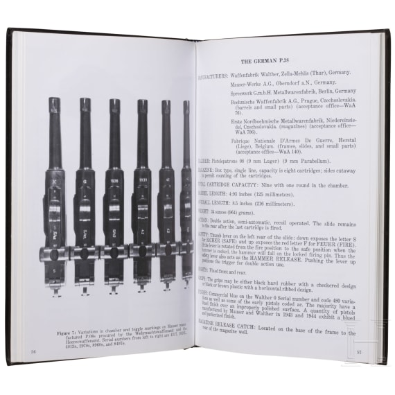 Three books on German service guns