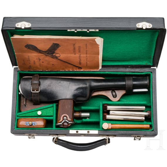 A cased Borchardt C 93 by Loewe, Berlin