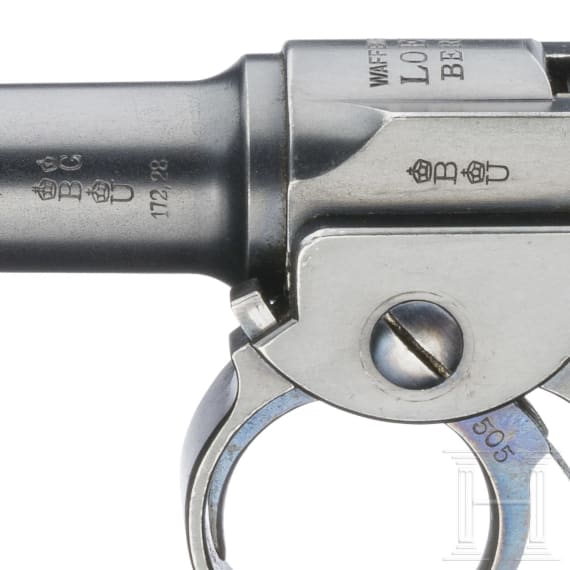 A cased Borchardt C 93 by Loewe, Berlin