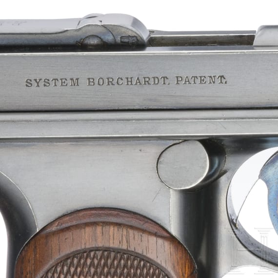A cased Borchardt C 93 by Loewe, Berlin