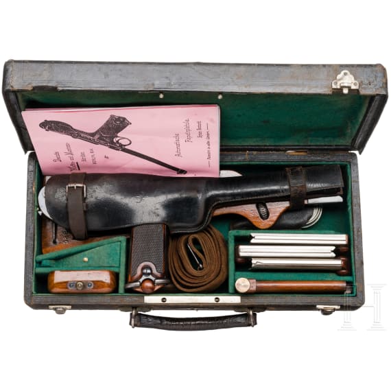 A cased Borchardt C 93 by Loewe, Berlin