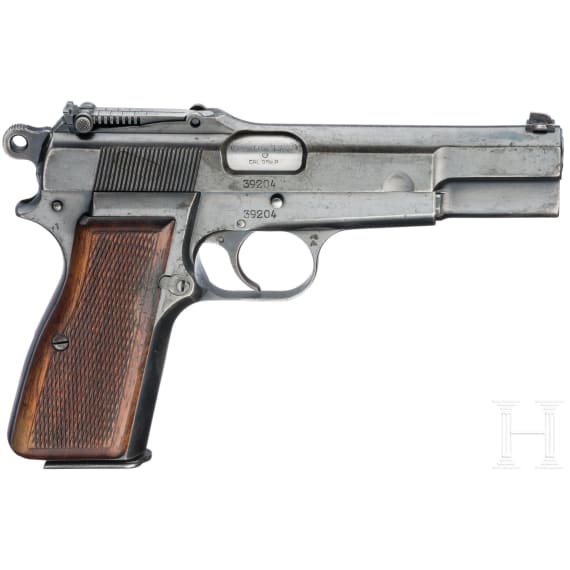 FN GP (Grand Puissance) - HP Mod 35, with shoulder stock and holster