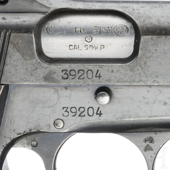 FN GP (Grand Puissance) - HP Mod 35, with shoulder stock and holster