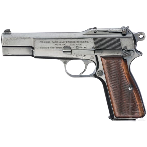 FN GP (Grand Puissance) - HP Mod 35, with shoulder stock and holster