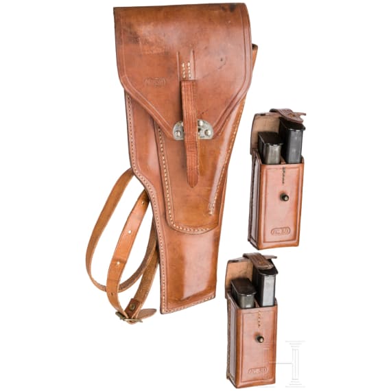 FN GP (Grand Puissance) - HP Mod 35, with shoulder stock and holster