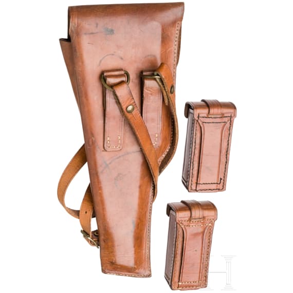 FN GP (Grand Puissance) - HP Mod 35, with shoulder stock and holster