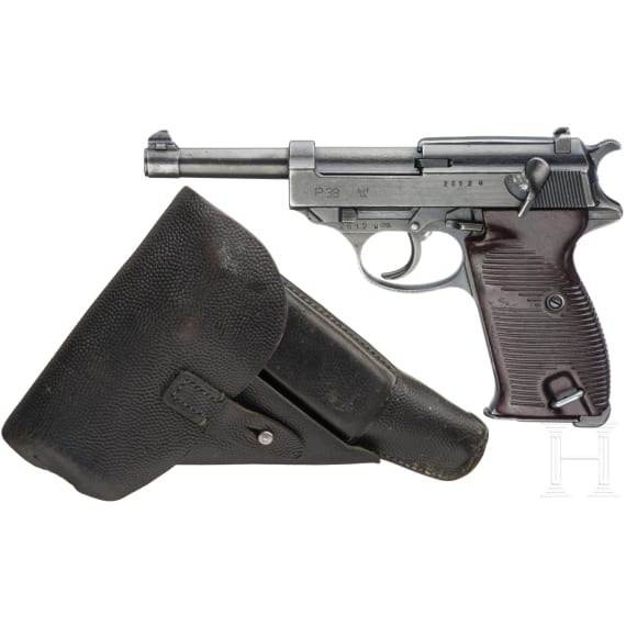 Mauser P 38, Code "byf - 44", mit Tasche