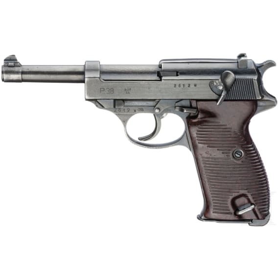 Mauser P 38, Code "byf - 44", mit Tasche