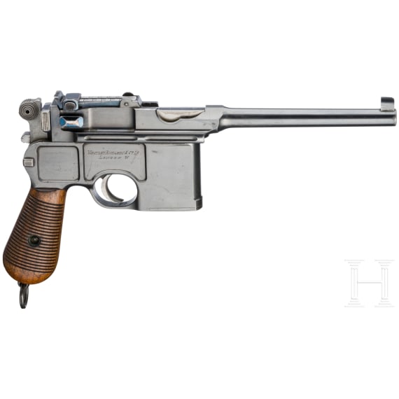 Mauser C 96, Conehammer, Westley Richards, with shoulder stock