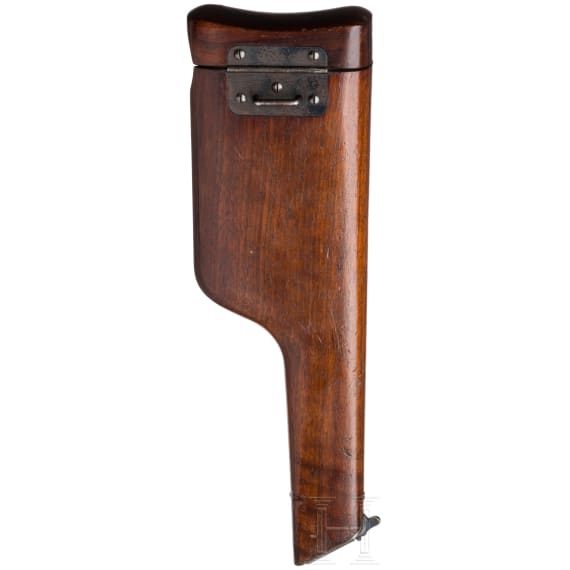 Mauser C 96 "Early Flatside" (Mod. 1900), USA, with shoulder stock