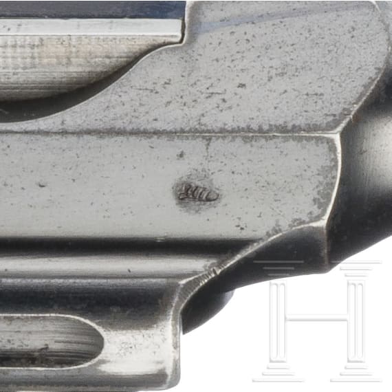 Mauser C 96 "Early Flatside" (Mod. 1900), USA, with shoulder stock