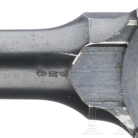 Mauser C 96 "Early Flatside" (Mod. 1900), USA, with shoulder stock