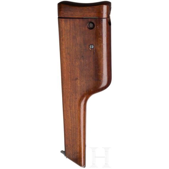 Mauser C 96 "Early Flatside" (Mod. 1900), USA, with shoulder stock