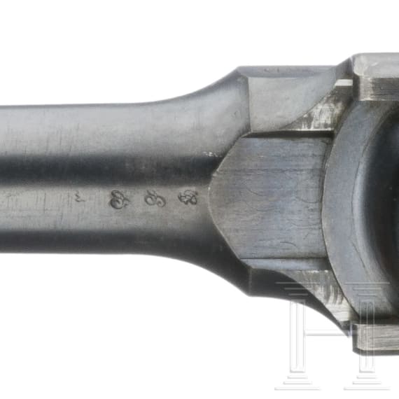 A Mauser C 96, "Late Flatside", USA, with shoulder stock